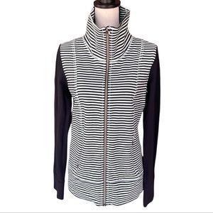 Lululemon Daily Yoga Jacket Classic Stripe Mint